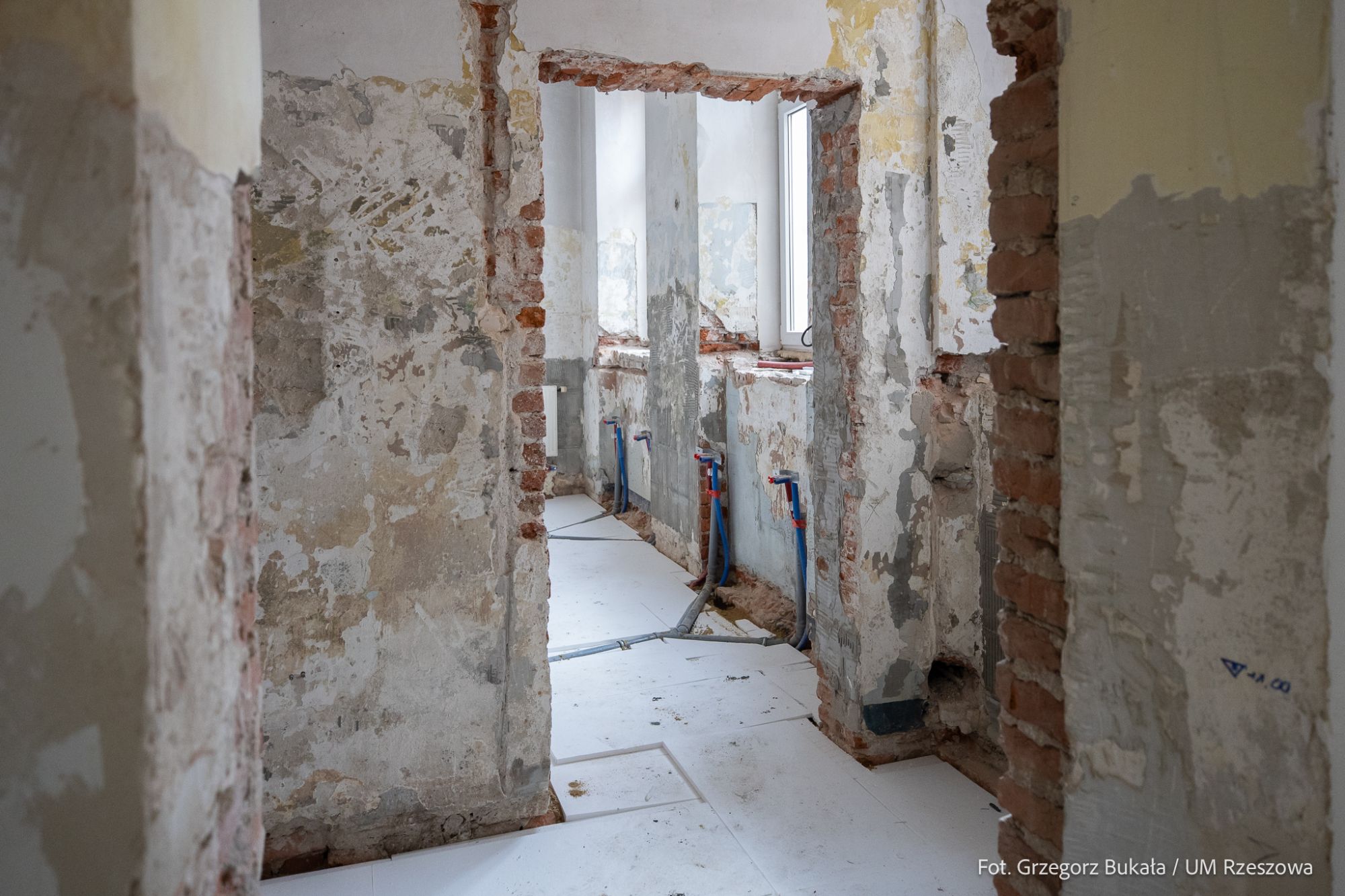 zdjęcie z terenu budowy Liceum oraz Przedszkola w Rzeszowie, fot. Grzegorz Bukała, Urząd Miasta Rzeszowa